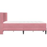 Okvir za krevet s madracem Ružičasta 120 x 190 cm Baršun | shoptok.hr