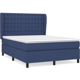  The Living Store Box spring postelja z vzmetnico modra 140x190 cm blago - Box Spring Postelja, (21444421) | Shoptok.si