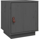  Nočna omarica siva 40x34x45 cm trdna borovina, (20730780) | Shoptok.si
