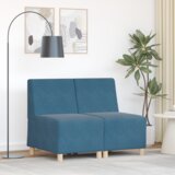 vidaXL Sofa Stolice 2 pcs Plava 55 x 74 x 82 cm Baršun | shoptok.hr