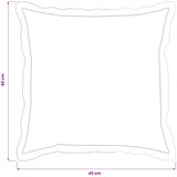  Presvlaka za jastuk 6 kom. HOUTEN Svjetlosiva 45 x 45 cm | shoptok.hr