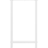  Noge za barski stol Bijele 2 kom 60 x (100-101) cm Čelične | shoptok.hr