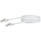 Omrežni kabel (Dolžina: 5 m, Bela, Vtič RJ45, Do 1 Gbps)