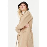 Trendyol Beige Belted Button Closure Trench Coat | Shoptok.si