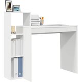  Stol s policom Bijelo 100 x 40 x 90 cm Konstruirano drvo | shoptok.hr