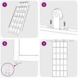  Klizna vrata zlatna 90 x 205 cm matirano staklo ESG i aluminij | shoptok.hr