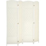 HOMCOM paravan polipropilen, borovina 180D x 1,7Š x 180V cm bel, (5000235530) | Shoptok.si