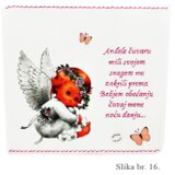  Ručno rađene slike s molitvom Anđele čuvaru - za djevojčice | shoptok.hr