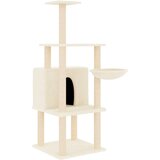  Penjalica za mačke sa stupovima za grebanje krem 132 cm | Eponuda.com