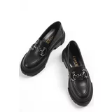 Capone Outfitters Loafer Shoes - Black - Flat