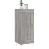 vidaXL Komoda siva sonoma 34,5x34x90 cm inženirski les | Shoptok.si