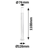  Vanjske stajaće svjetiljke - Inox torch | shoptok.hr
