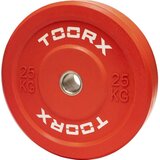 Toorx Bumper kolut olimpijski 25kg, fi-50mm, rdeč Cene
