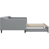  Dnevni krevet na razvlačenje svjetlosivi 100x190 cm od tkanine | shoptok.hr
