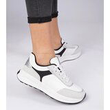 D/CEO marka niezdefiniowana White women's sneakers with glitter Markuta | Shoptok.si