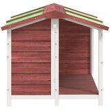  Kućica za pse boja kave 96 x 87 x 80,5 cm od masivne borovine | shoptok.hr