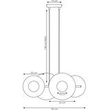  Luster na sajli UMBRA 4xG9/8W/230V bež | Eponuda.com