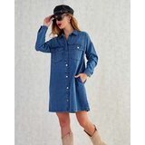Resti Women's cotton mini a'la denim dress | Shoptok.si