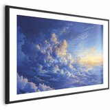  Plakat When the Sky Becomes Canvas: A Masterpiece of Nature in the Clouds 60x40 Crni okvir s margom | shoptok.hr