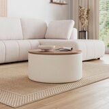 Bessagi Home Klubska Miza Elliot Bela, Prostor Za Shranjevanje Cene