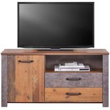 Modern Living Tv-element Ontario, Barva Hrasta, Temno Siva | Shoptok.si