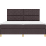  s opruga kutije Tamno smeđa 200 x 200 cm tkanina | shoptok.hr