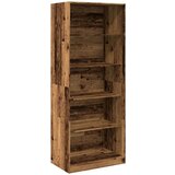 vidaXL Garderobna omara starinski les 80x50x200 cm inženirski les | Shoptok.si