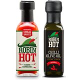 Robin Hot Original dvojni paket - Pack Chilli Oil & Chilli Sauce - 200 ml | Shoptok.si