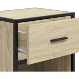  Noćni ormarići 2 kom boja hrasta 40x31x50 cm konstruirano drvo | shoptok.hr