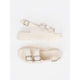 GOODIN Beige classic platform sandals | shoptok.hr