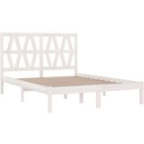  Posteljni okvir bel iz trdne borovine 120x200 cm, (20644679) | Shoptok.si