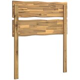  Uzglavlje s prirodnim rubom ROSTOCK Bijela 90 cm | shoptok.hr
