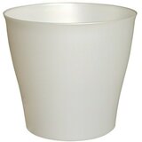 GELI Okrugla tegla za biljke Casablanca (Maks. vanjski promjer: 25 cm, Metalik srebrne boje) Cijene