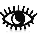 WALLXPERT zidna LED dekoracija Evil Eye Yellow | ePonuda.com