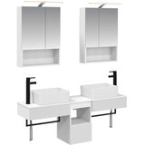  Set ormarića za kupaonicu 5 pcs Bijela 50 x 14,5 x 70 cm Cene