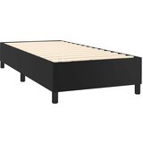  s oprugama i madracem crni 90 x 200 cm od umjetne kože | shoptok.hr