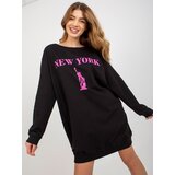 VITON Sweatshirt-VI-BL-3212.15X-black-pink | shoptok.hr