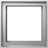  Vrtna saksija Srebrna 40 x 40 x 60 cm Pocinčani čelik Slike