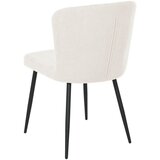 P & B STOL S ŠTIRIMI NOGAMI, les, kovina, tekstil bež | Shoptok.si
