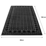 XXXL Tkana Preproga Marrakesh, Rdeča, 80x150cm | Shoptok.si