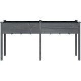 Sadilica s oblogom siva 161x45x76 cm od masivne jelovine | shoptok.hr