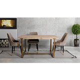 Mauro Ferretti Jedilna miza v naravni barvi 150x90 cm Ankara – | Shoptok.si