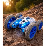  Remote Controlled Stunt Car RC Lights Smoke Drift 360° Blue | Shoptok.si