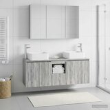  Set ormarića za kupaonicu 4 pcs Siva Sonoma Konstruirano drvo Cijene