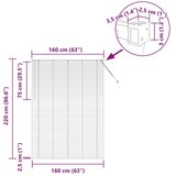  Zavjesa za prozor sa zavjesama Ostalo Tamnosiva 160 x 220 cm Aluminij | shoptok.hr