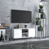 vidaXL TV ormarić s metalnim nogama bijeli 103,5 x 35 x 50 cm Cijene