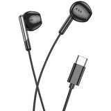 Hoco slušalice universal M123 type c (sa mikrofonom) crna | ePonuda.com