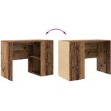  Stol s policom Staro drvo 102 x 50 x 75 cm Konstruirano drvo | shoptok.hr