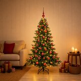  Umjetno božićno drvce s kuglicom 150 cm 150 LED lampica | shoptok.hr