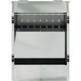 vidaXL Hranilnica za zajce srebrna 64.5 x 25.5 x 45.5 cm | Shoptok.si